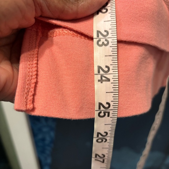 Sweaty Betty After Class Longline Crew Neck Sweatshirt in Melon Pink - Picture 12 of 13
